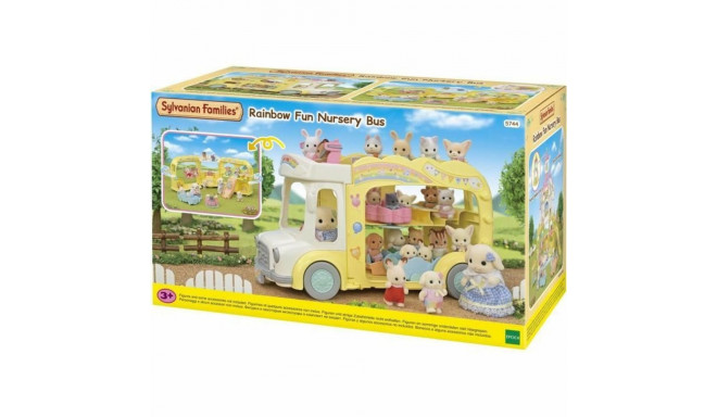 Nukumaja aksessuaarid Sylvanian Families 5744 Rainbow Fun Nursery Bus