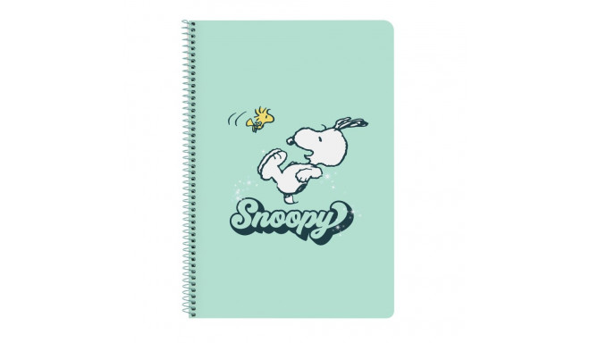 Notebook Snoopy Groovy Green A4 80 Sheets