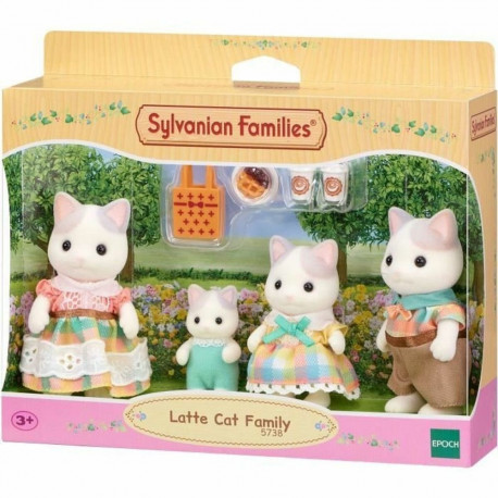 Nukumaja aksessuaarid Sylvanian Families 5738 Latte Cat Family