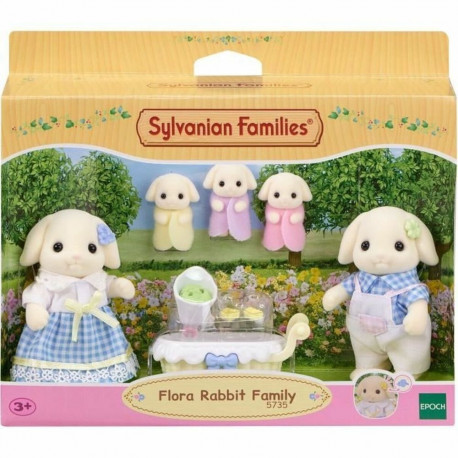 Nukumaja aksessuaarid Sylvanian Families 5735 Flora Rabbit family