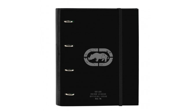 Ring binder Eckō Unltd. Rhino Black Grey 27 x 32 x 3.5 cm