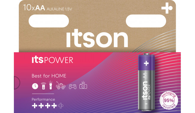 itson itsPOWER patarei Alkaline LR6IPO/10HH