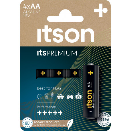 itson itsPREMIUM patarei Alkaline LR6IPR/4CP