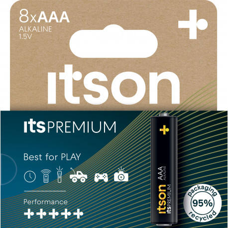 itson itsPREMIUM patarei Alkaline LR03IPR/8HH