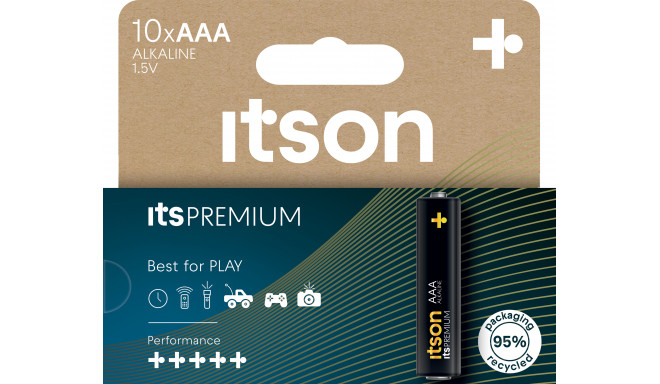 itson itsPREMIUM батарейка Alkaline LR03IPR/10HH