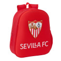 3D Bērnu soma Sevilla Fútbol Club Sarkans 27 x 33 x 10 cm