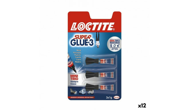 Мгновенный клей Loctite Super Glue-3 Mini (12 штук)