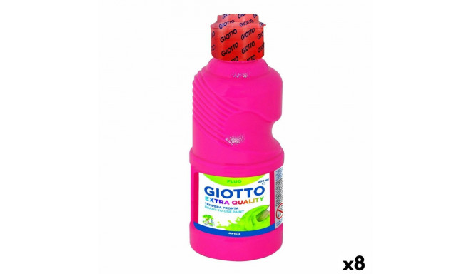 Tempera Giotto Fluo Pink 250 ml (8 Units)