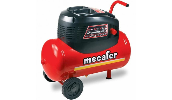 Air Compressor MECAFER 1,5 cv 24 L Red