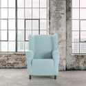 Armchair slipcovers Eysa BRONX Aquamarine 80 x 100 x 90 cm