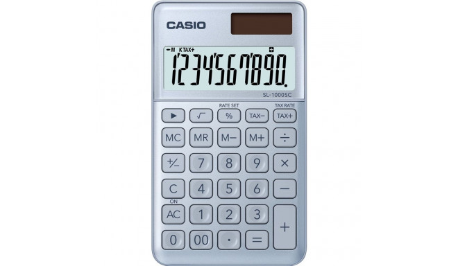 Калькулятор Casio SL-1000SC Чёрный Металл