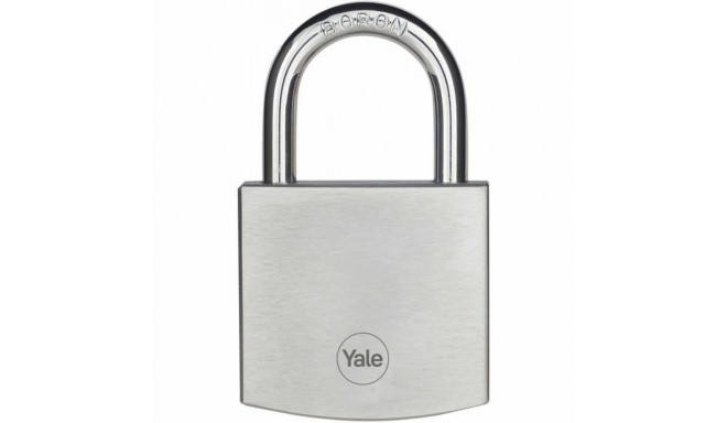 Key padlock Yale Rectangular Silver