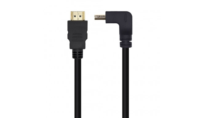 HDMI Kaabel Aisens A120-0457 Must