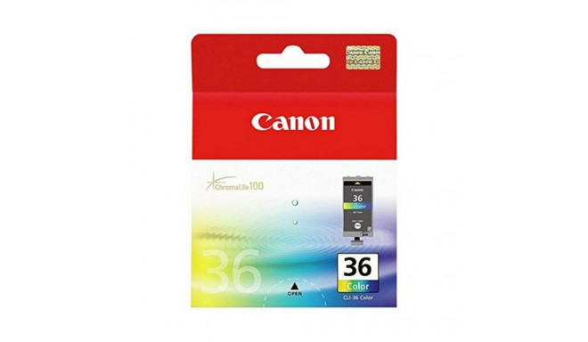 Originaalne Tindikassett Canon CLI-36 Col Kollane Kolmevärviline Tsüaansinine/Fuksiinpunane/Kollane