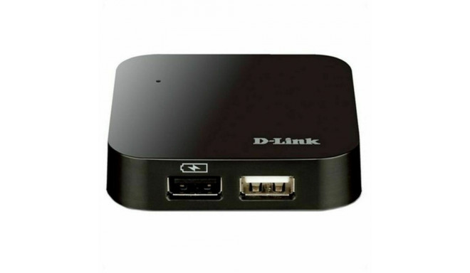 USB-jaotur D-Link DUB-H4 Must