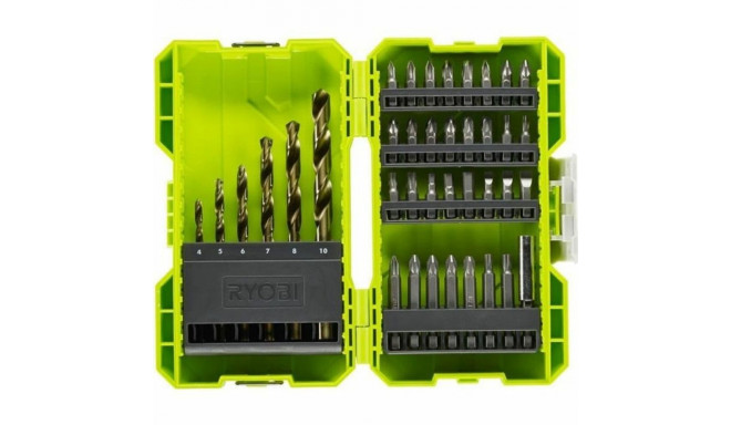 Puuride ja kruvikeeraja otsikute komplekt Ryobi 5132003303 38 Tükid, osad