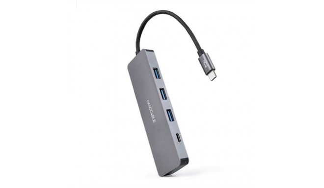 USB Hub NANOCABLE 10.16.4409 Grey (1 Unit)