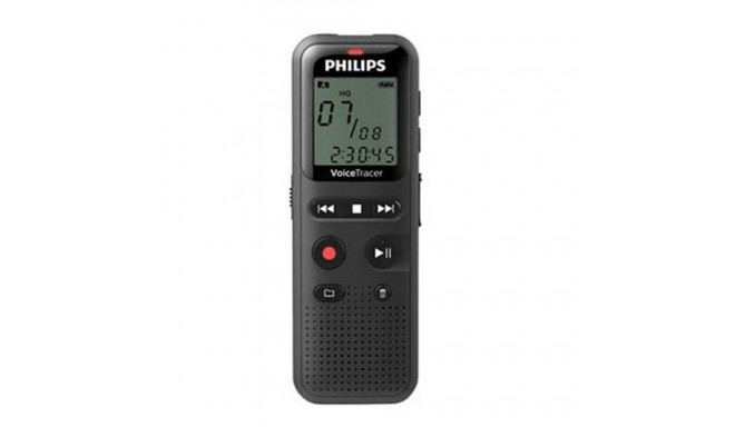 Reģistrators Philips VoiceTracer Melns