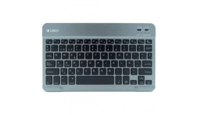 Bluetooth Klaviatuur, millel on Tahvelarvuti Tugi Subblim SUB-KBT-SMBL31 Hall Hispaaniakeelne Qwerty
