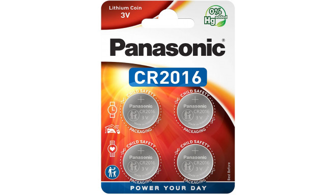 Panasonic батарейки CR2016/4B