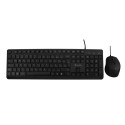 Klaviatuur ja Hiir V7 CKU350ES Must Hispaaniakeelne Qwerty