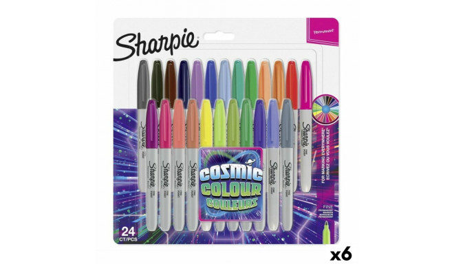 Marķieru komplekts Sharpie Cosmic Colour Daudzkrāsains (6 gb.)