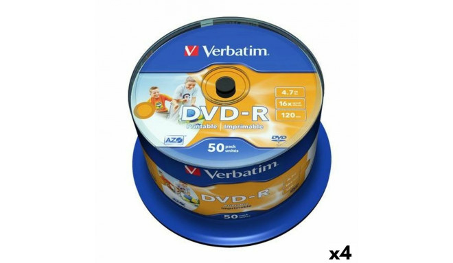 DVD-R Verbatim 4,7 GB 16x (4 gb.)