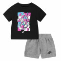 Children's Sports Outfit Nike Nsw Add Ft Black Grey 2 Pieces - 6 Years