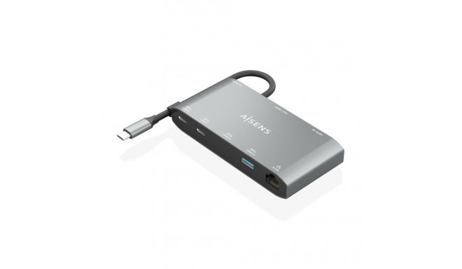 USB-jaotur Aisens ASUC-8P010-GR Hall (1 Ühikut)