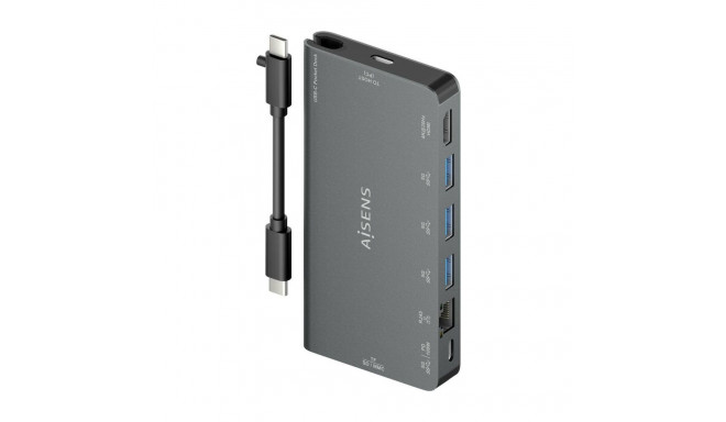 USB Hub Aisens ASUC-8P015-GR Grey (1 Unit)