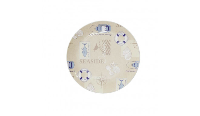 Flat Plate Versa Seaside Polyethylene RPET Ø 25 cm