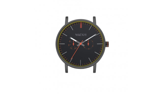Unisex Pulkstenis Watx & Colors  WXCA2713 Melns (Ø 44 mm)