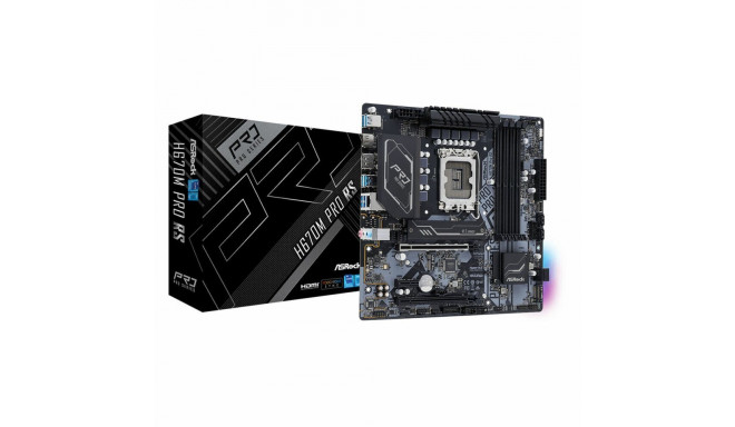 Emaplaat ASRock H670M PRO RS LGA 1700 INTEL H670