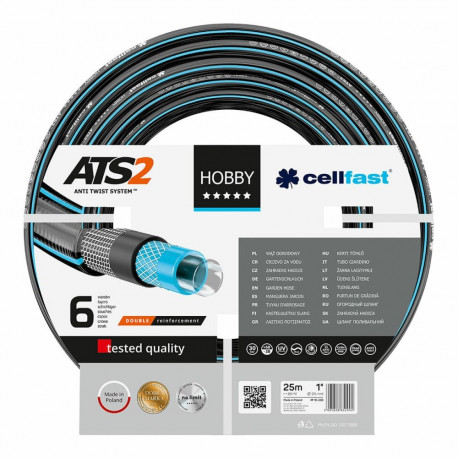 Voolik Cellfast Hobby Ats2 PVC 25 m Ø 25 mm 6-kihiline
