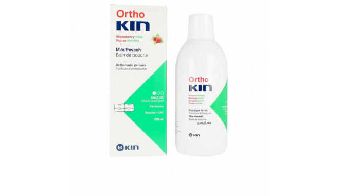 Mouthwash Kin Orthokin 500 ml Strawberry Mint