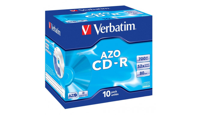 CD-R Verbatim CD-R AZO Crystal 700 MB (10 gb.)