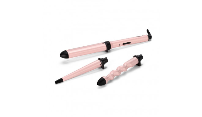 Curling Tongs Babyliss Curl and Wave Trio Ceramic Pink