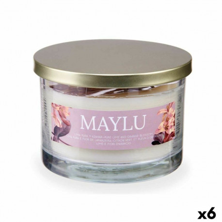 Scented Candle Acorde 3 WICK JAR- A Maylu 400 g (6 Units)