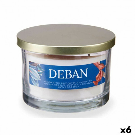 Scented Candle Acorde 3 WICK JAR- H Deban 400 g (6 Units)
