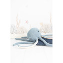 Fluffy toy Crochetts Blue White Octopus Jellyfish 40 x 95 x 8 cm 3 Pieces
