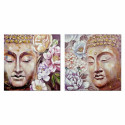 Painting DKD Home Decor Buddha 80 x 3 x 80 cm Oriental (2 Units) Painting DKD Home Decor Buddha 80 x 3 x 80 cm Oriental (2 Units)