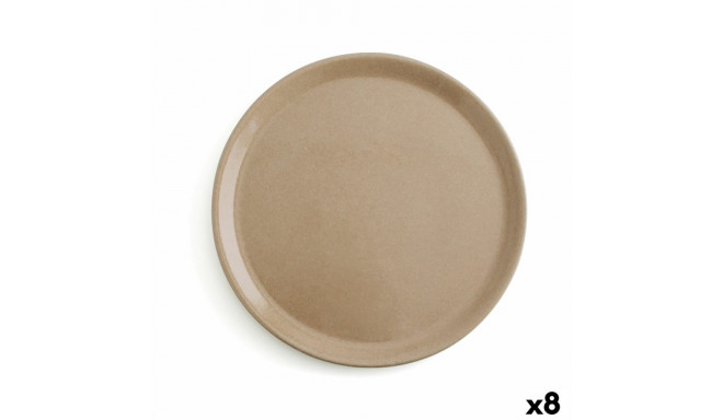 Flat Plate Anaflor Barro Anaflor Beige Baked clay Ø 31 cm Meat (8 Units)