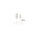 Swissten Textile Fast Charge 3A Lightning (MD818ZM/A) Data and Charging Cable 2m Silver