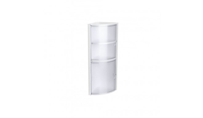 Corner bathroom cabinet white/glazed 8411801222584