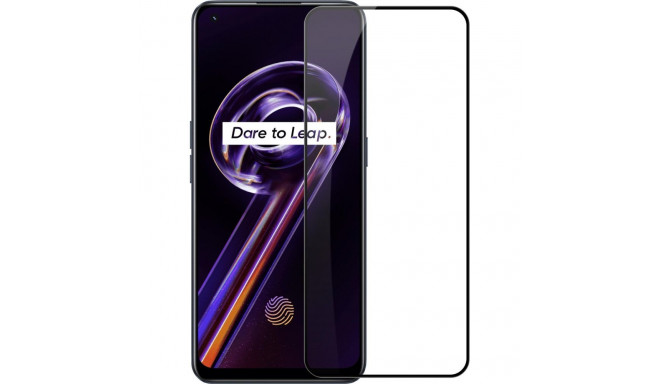 Nillkin CP+PRO täisekraan üliõhuke karastatud klaas 0.2mm raam 9H Realme 9 Pro + (9 Pro Plus) must