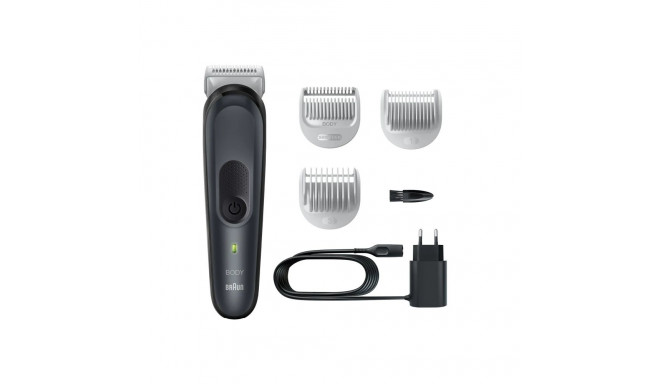 Braun Body Groomer BG3340 Cordless and corded Operating time (max) 80 min NiMH Black/Grey