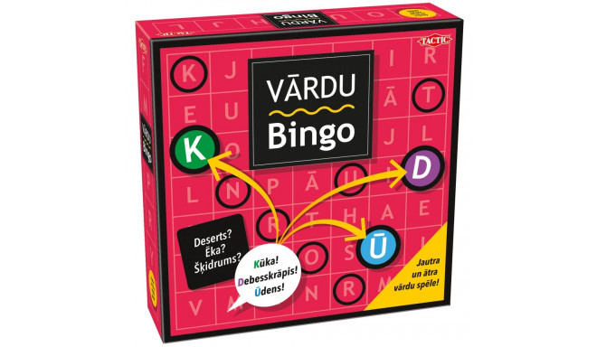 TACTIC lauamäng sõna bingo (läti keeles)