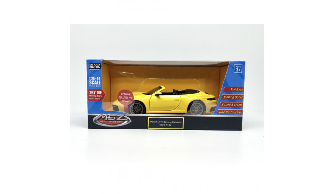 MSZ valumudeli Porsche 911 Carrera kabriolett, 1:32