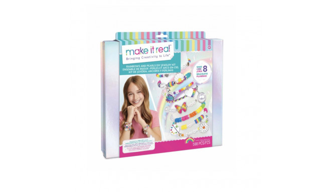 MAKE IT REAL DIY Jewelry set Rainbows and pearls