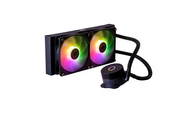 Cooler Master MasterLiquid 240L Core ARGB Processor Liquid cooling kit 12 cm Black